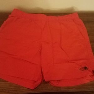 The north face flash dry red shorts size L